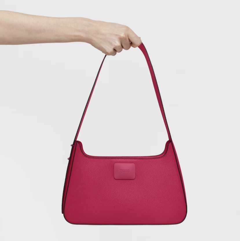 Bolso De Hombro Fucsia Tous Lucia