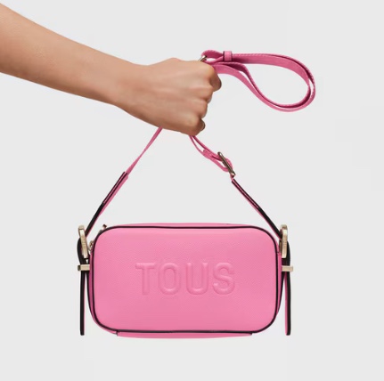 Cartera Reporter Tous Rosada